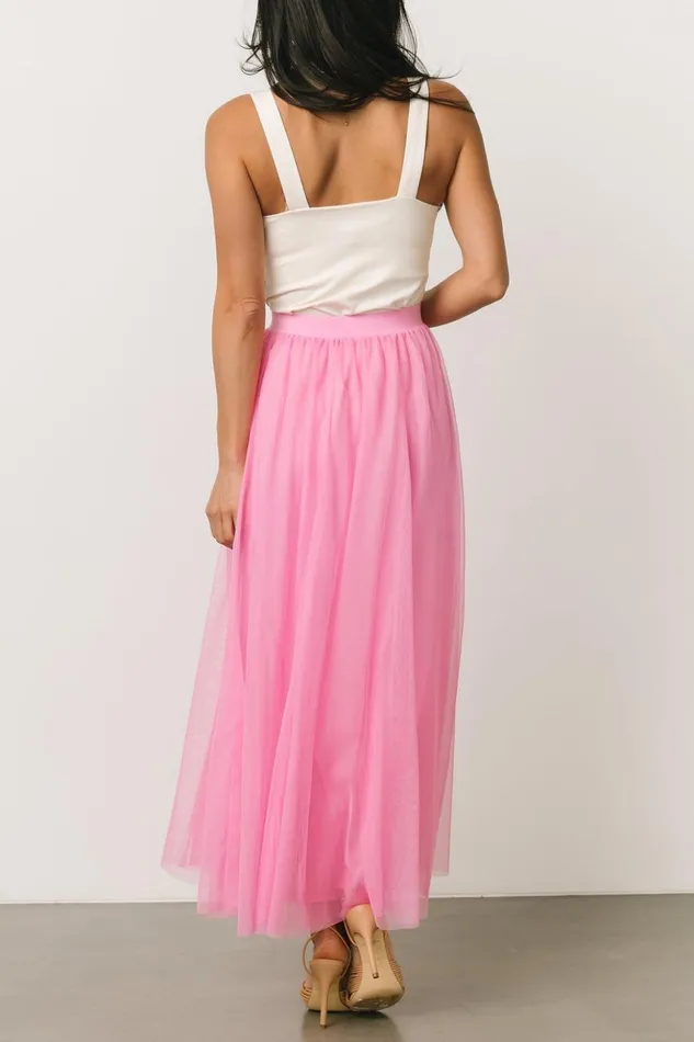 Baltic Born Maxi Dresses Mila Tulle Skirt Taffy Pink 8211 Women Baltic Born Maxi Dresses Mila Tulle Skirt Taffy Pink 8211 Women