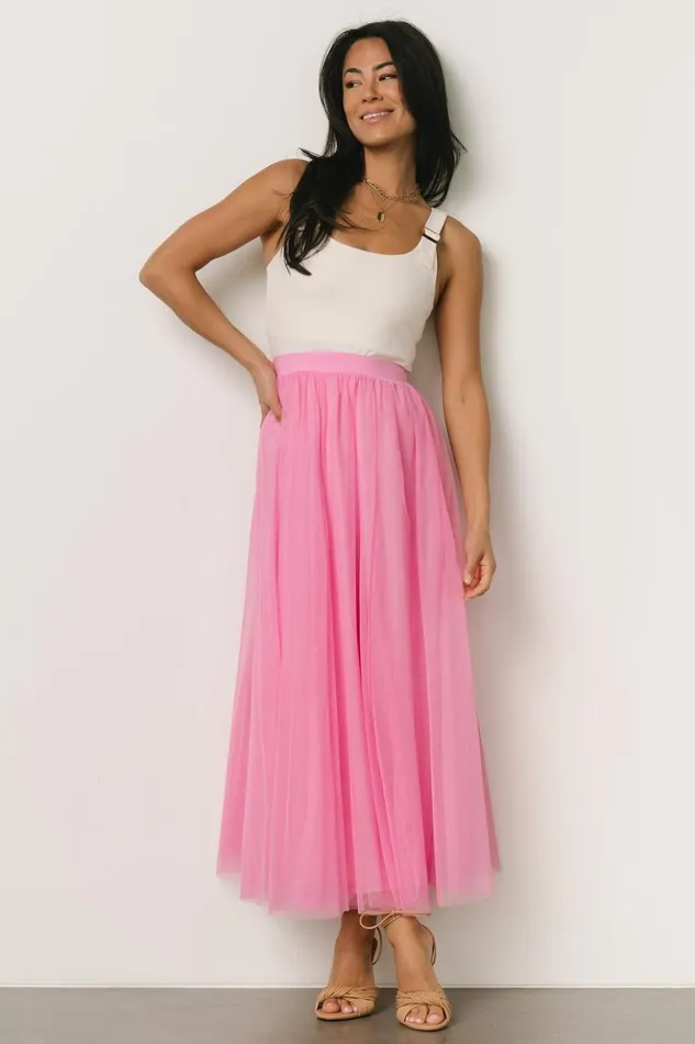 Baltic Born Maxi Dresses Mila Tulle Skirt Taffy Pink 8211 Women Baltic Born Maxi Dresses Mila Tulle Skirt Taffy Pink 8211 Women