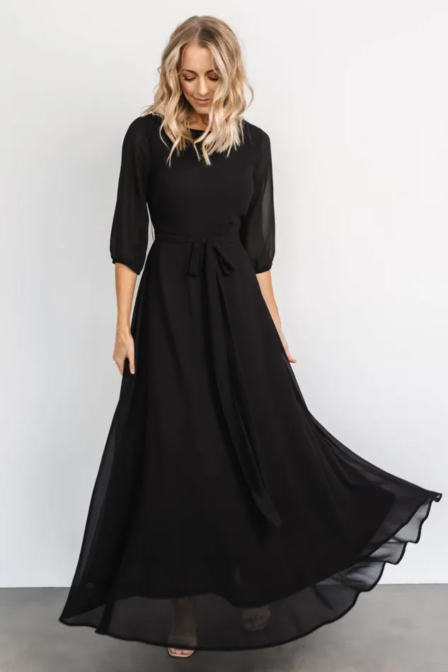 Baltic Born Maxi Dresses Rebecca Maxi Dress Black 8211 Women Baltic Born Maxi Dresses Rebecca Maxi Dress Black 8211 Women