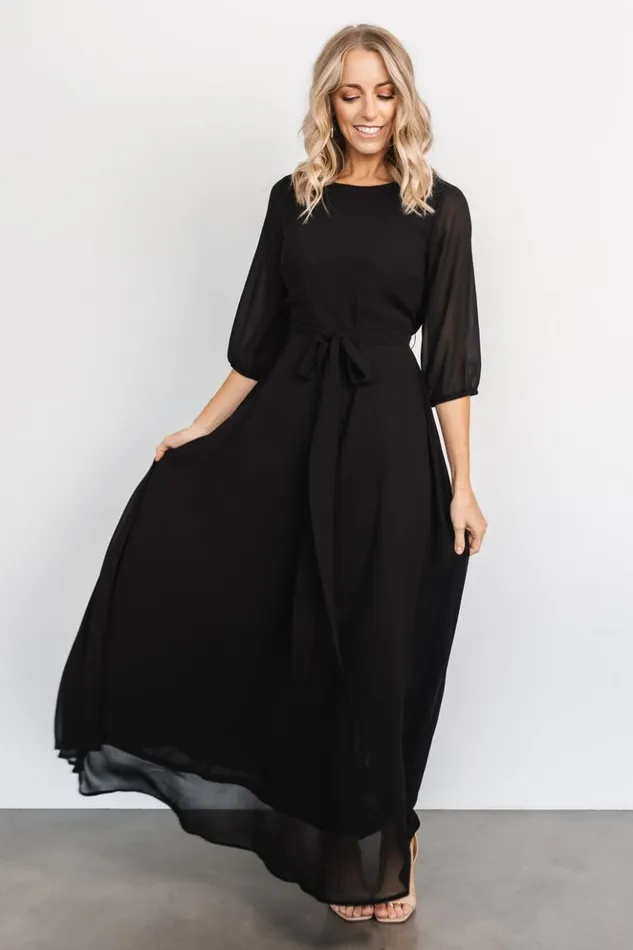 Baltic Born Maxi Dresses Rebecca Maxi Dress Black 8211 Women Baltic Born Maxi Dresses Rebecca Maxi Dress Black 8211 Women