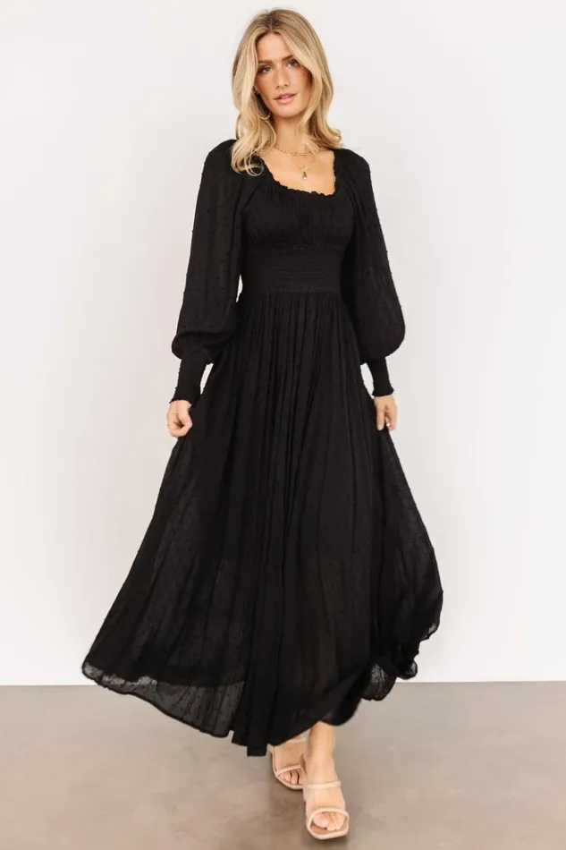Baltic Born Maxi Dresses Renata Dot Maxi Dress Black 8211 Women