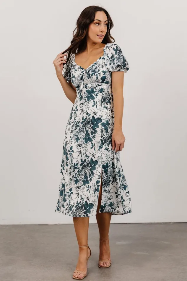 Baltic Born Midi Dresses Cadence Midi Dress Jade Floral 8211 Women