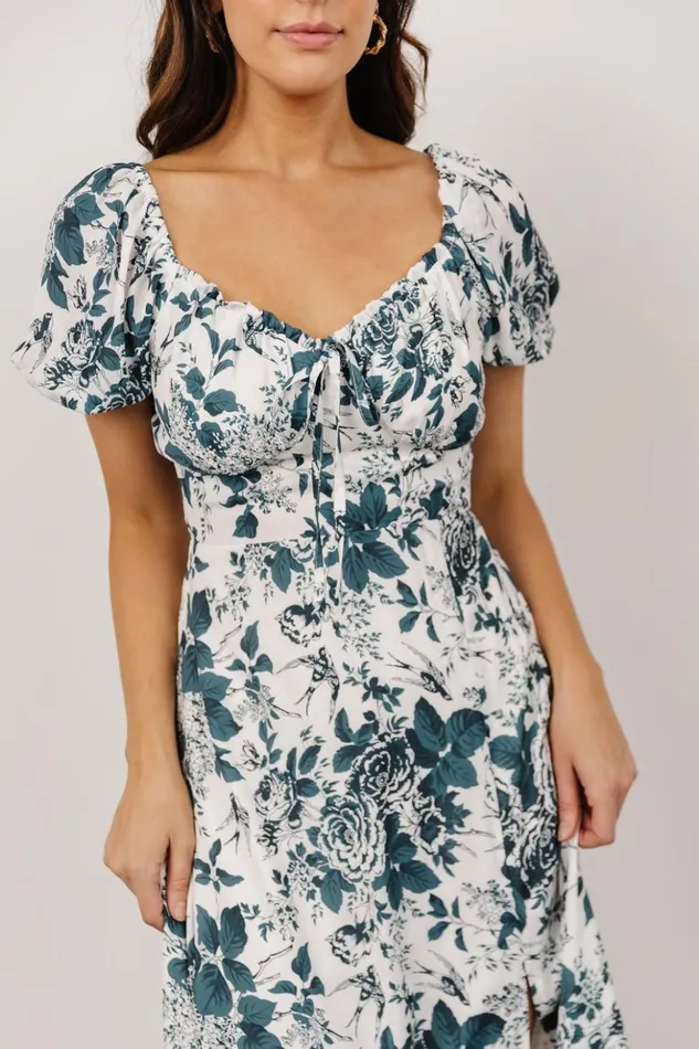 Baltic Born Midi Dresses Cadence Midi Dress Jade Floral 8211 Women Baltic Born Midi Dresses Cadence Midi Dress Jade Floral 8211 Women
