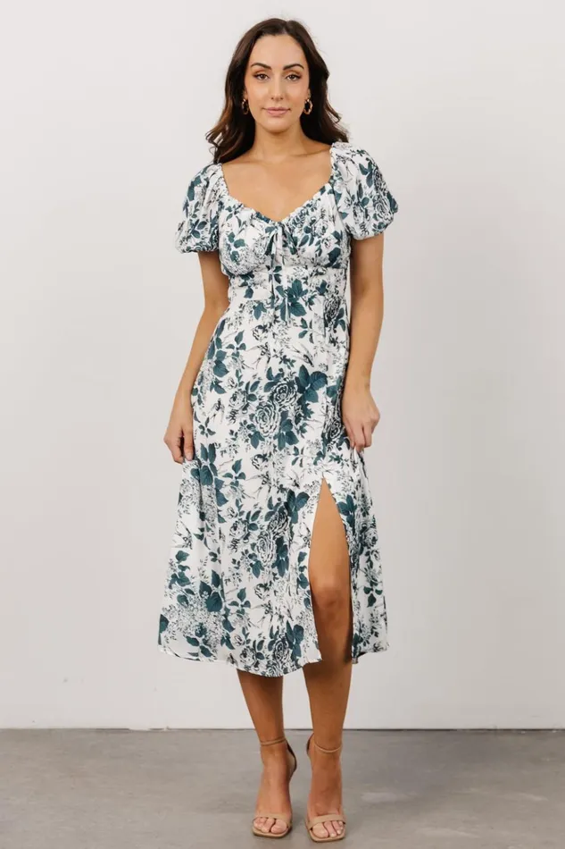 Baltic Born Midi Dresses Cadence Midi Dress Jade Floral 8211 Women Baltic Born Midi Dresses Cadence Midi Dress Jade Floral 8211 Women