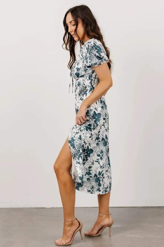 Baltic Born Midi Dresses Cadence Midi Dress Jade Floral 8211 Women Baltic Born Midi Dresses Cadence Midi Dress Jade Floral 8211 Women