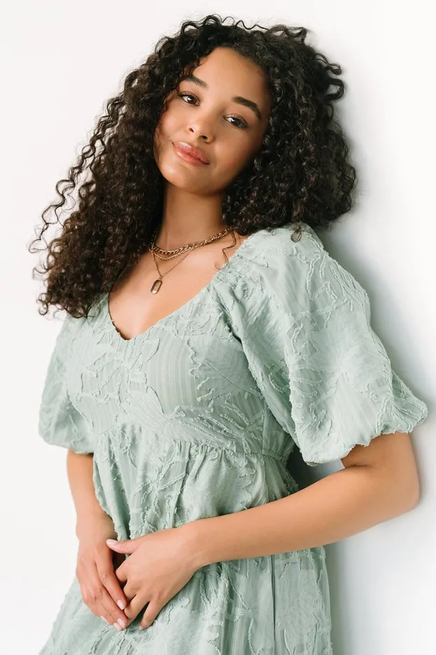 Baltic Born Midi Dresses Hayward Dress Sage 8211 Women Baltic Born Midi Dresses Hayward Dress Sage 8211 Women