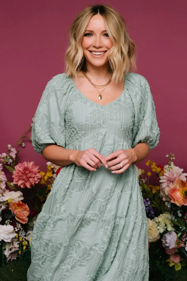 Baltic Born Midi Dresses Hayward Dress Sage 8211 Women Baltic Born Midi Dresses Hayward Dress Sage 8211 Women
