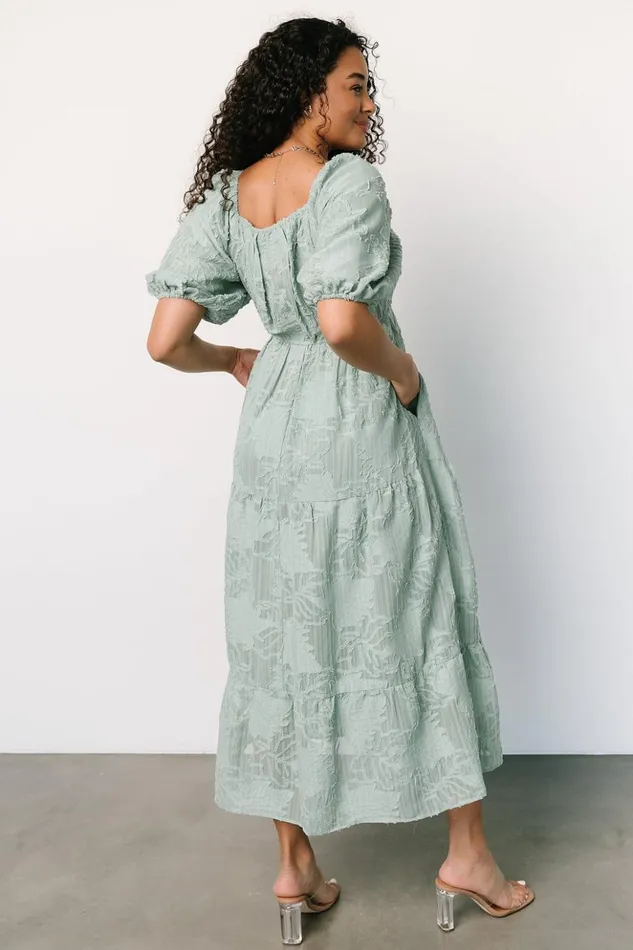 Baltic Born Midi Dresses Hayward Dress Sage 8211 Women Baltic Born Midi Dresses Hayward Dress Sage 8211 Women