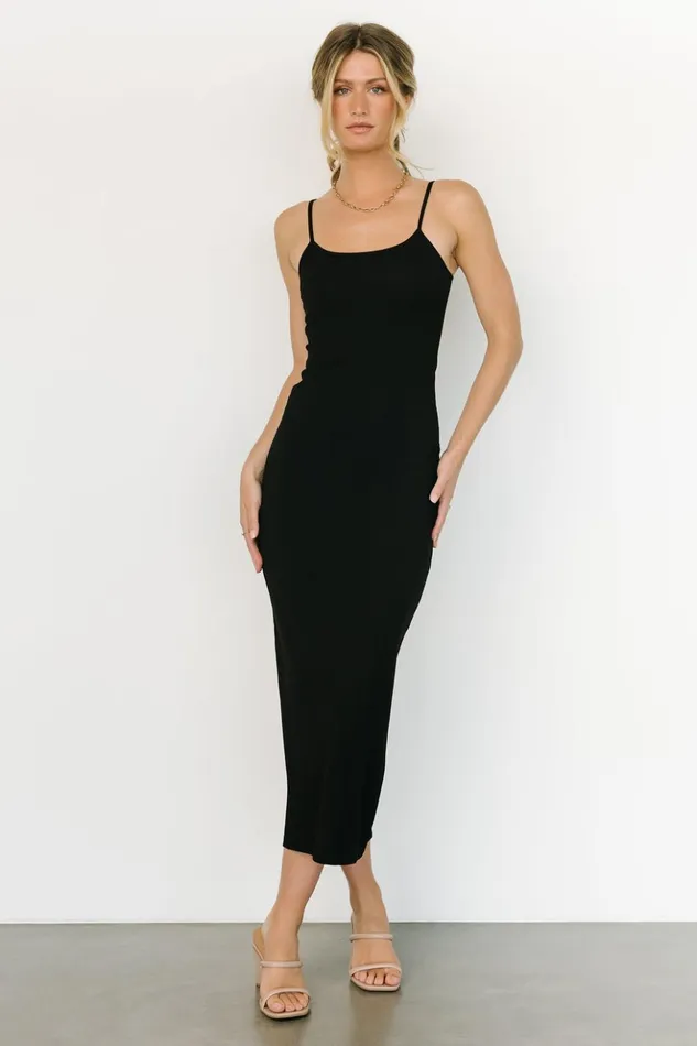 Baltic Born Midi Dresses Ramsey Bodycon Tank Dress Black 8211 Women