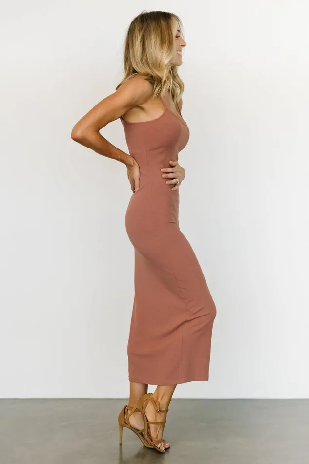 Baltic Born Midi Dresses Ramsey Bodycon Tank Dress Dusty Mauve 8211 Women Baltic Born Midi Dresses Ramsey Bodycon Tank Dress Dusty Mauve 8211 Women