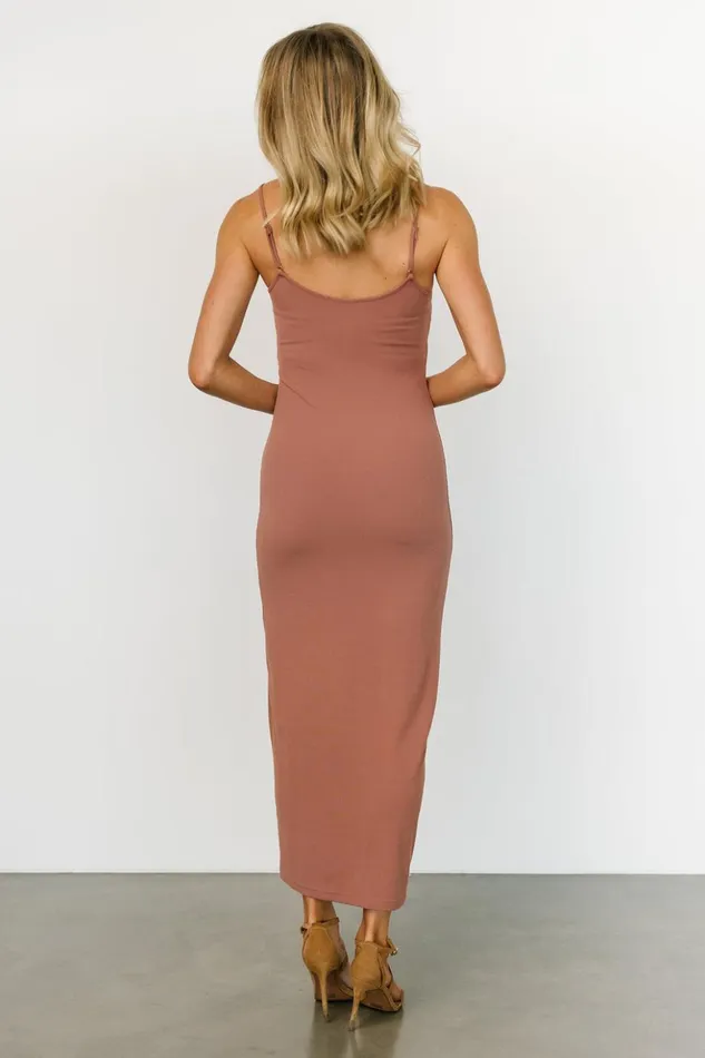 Baltic Born Midi Dresses Ramsey Bodycon Tank Dress Dusty Mauve 8211 Women Baltic Born Midi Dresses Ramsey Bodycon Tank Dress Dusty Mauve 8211 Women
