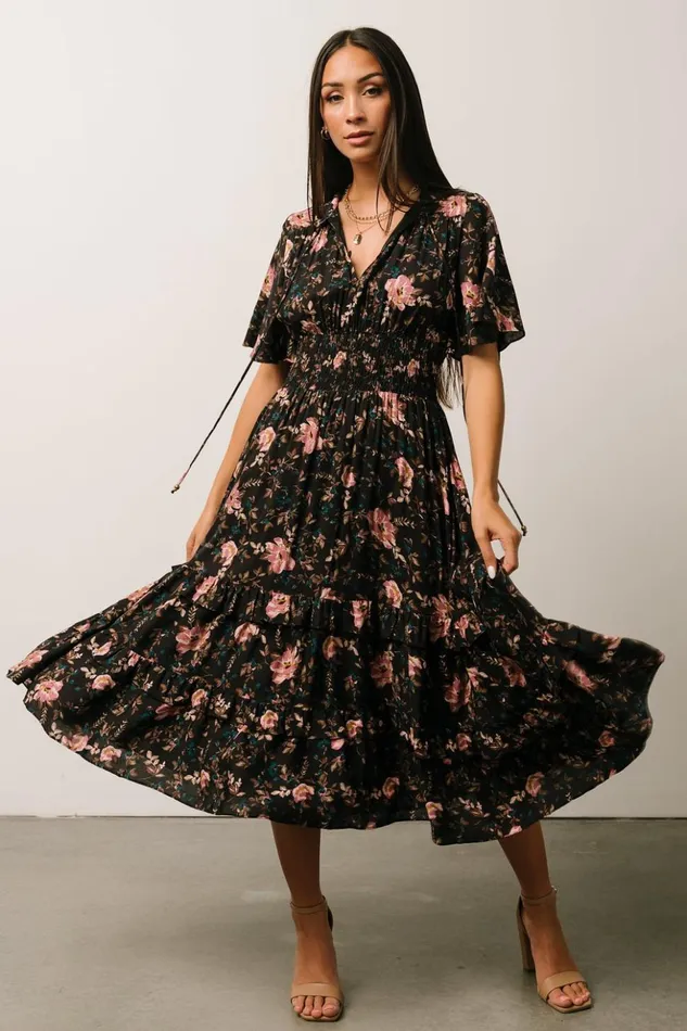 Baltic Born Midi Dresses Spell Boho Midi Dress Midnight Garden 8211 Women Baltic Born Midi Dresses Spell Boho Midi Dress Midnight Garden 8211 Women