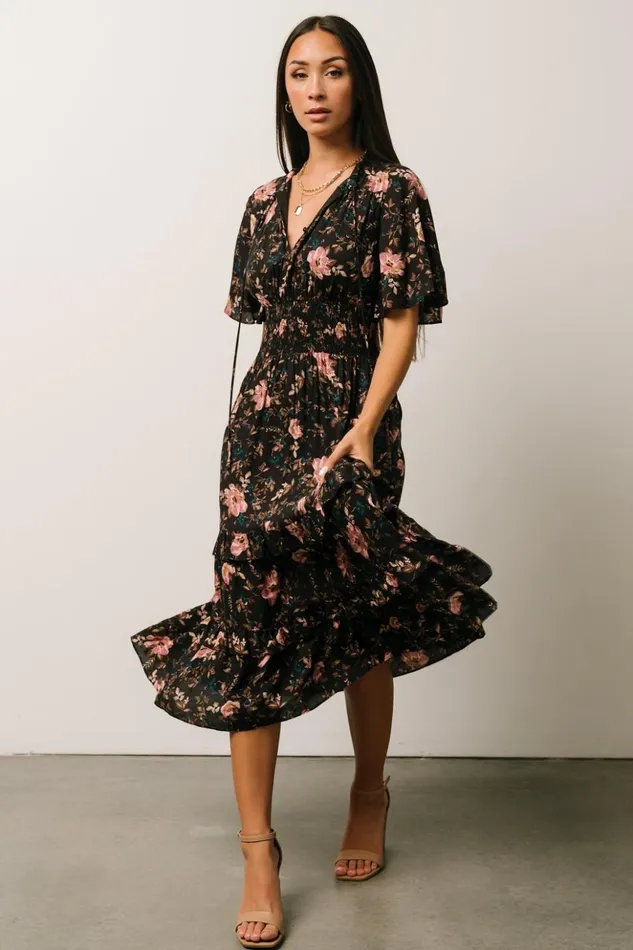 Baltic Born Midi Dresses Spell Boho Midi Dress Midnight Garden 8211 Women Baltic Born Midi Dresses Spell Boho Midi Dress Midnight Garden 8211 Women