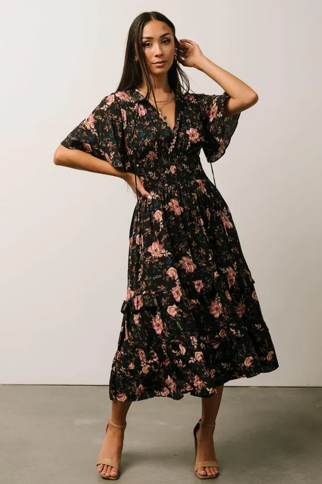 Baltic Born Midi Dresses Spell Boho Midi Dress Midnight Garden 8211 Women Baltic Born Midi Dresses Spell Boho Midi Dress Midnight Garden 8211 Women