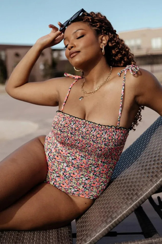 Baltic Born One Piece Nikki Smocked One Piece Neon Floral 8211 Women