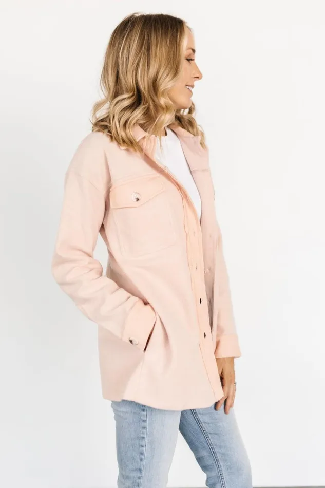Baltic Born Outerwear Aiden Shacket Peach 8211 Women Baltic Born Outerwear Aiden Shacket Peach 8211 Women