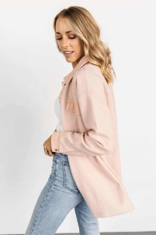 Baltic Born Outerwear Aiden Shacket Peach 8211 Women Baltic Born Outerwear Aiden Shacket Peach 8211 Women