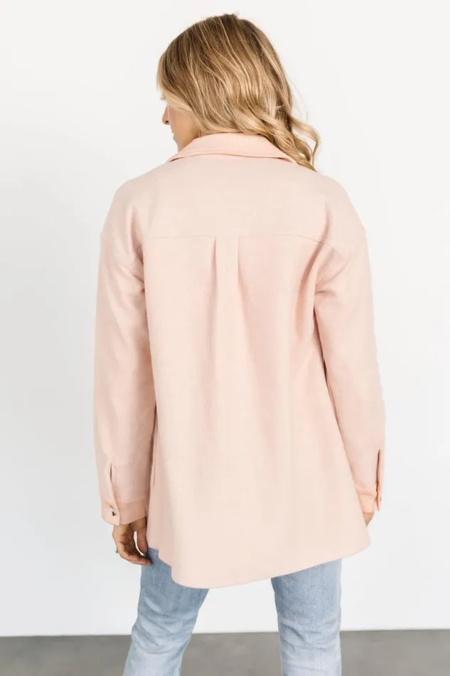 Baltic Born Outerwear Aiden Shacket Peach 8211 Women Baltic Born Outerwear Aiden Shacket Peach 8211 Women