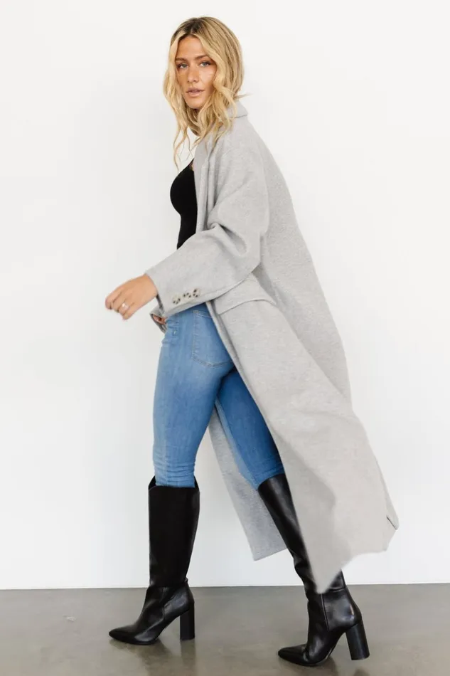 Baltic Born Outerwear Anderson Double Breasted Coat Gray 8211 Women Baltic Born Outerwear Anderson Double Breasted Coat Gray 8211 Women