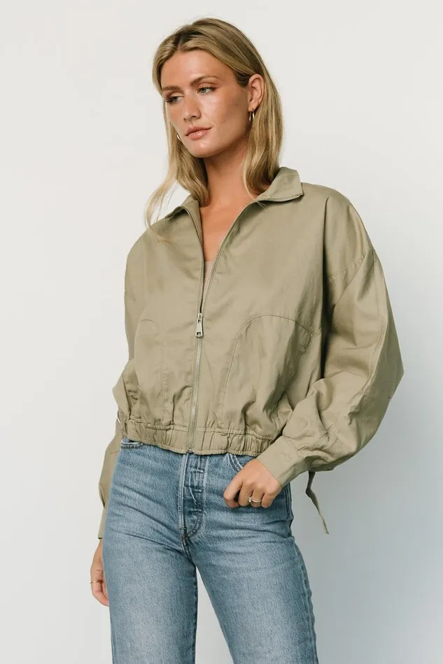 Baltic Born Outerwear Beckett Bomber Jacket Olive 8211 Women Baltic Born Outerwear Beckett Bomber Jacket Olive 8211 Women