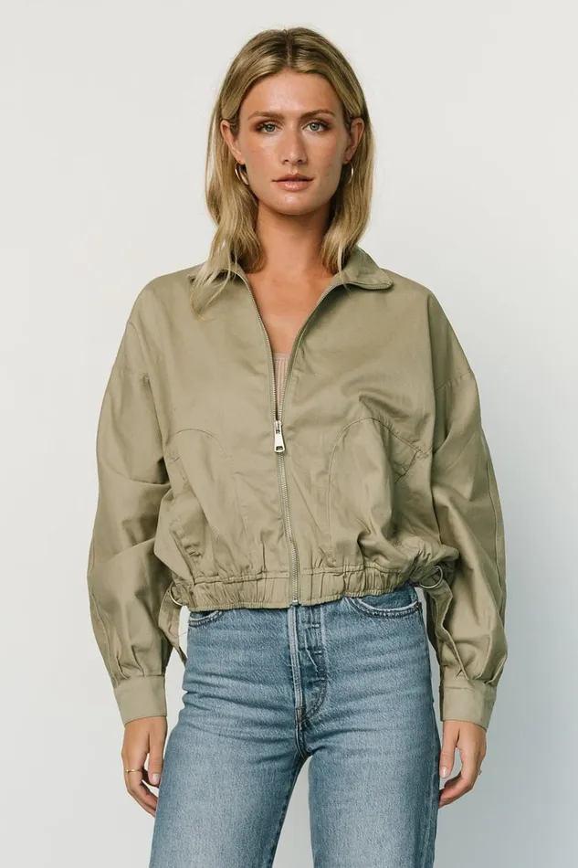 Baltic Born Outerwear Beckett Bomber Jacket Olive 8211 Women Baltic Born Outerwear Beckett Bomber Jacket Olive 8211 Women