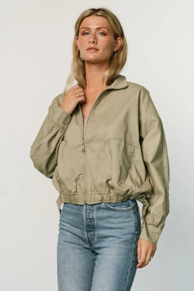 Baltic Born Outerwear Beckett Bomber Jacket Olive 8211 Women Baltic Born Outerwear Beckett Bomber Jacket Olive 8211 Women