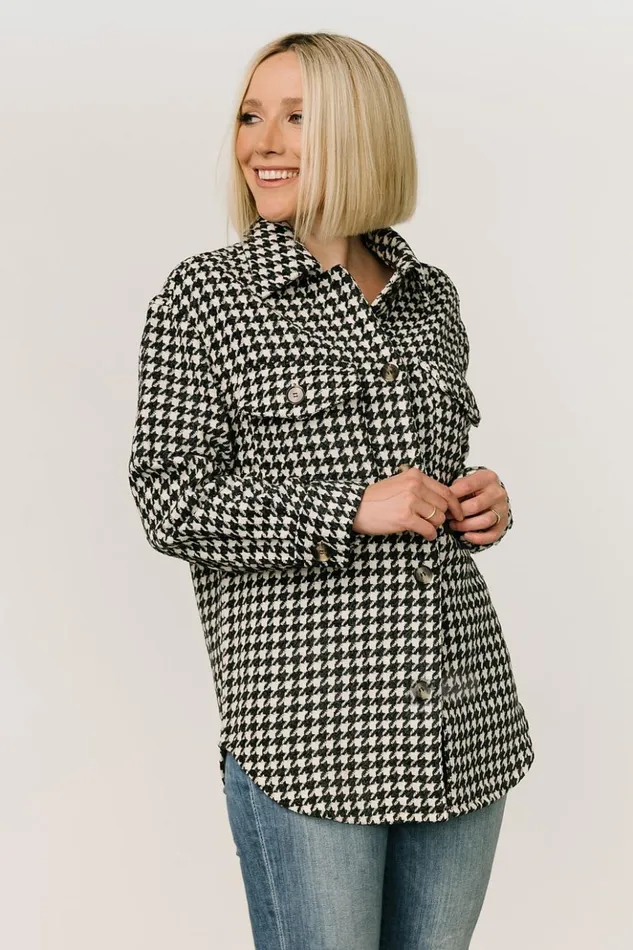 Baltic Born Outerwear Bridger Houndstooth Jacket Dark Navy Ivory 8211 Women Baltic Born Outerwear Bridger Houndstooth Jacket Dark Navy Ivory 8211 Women