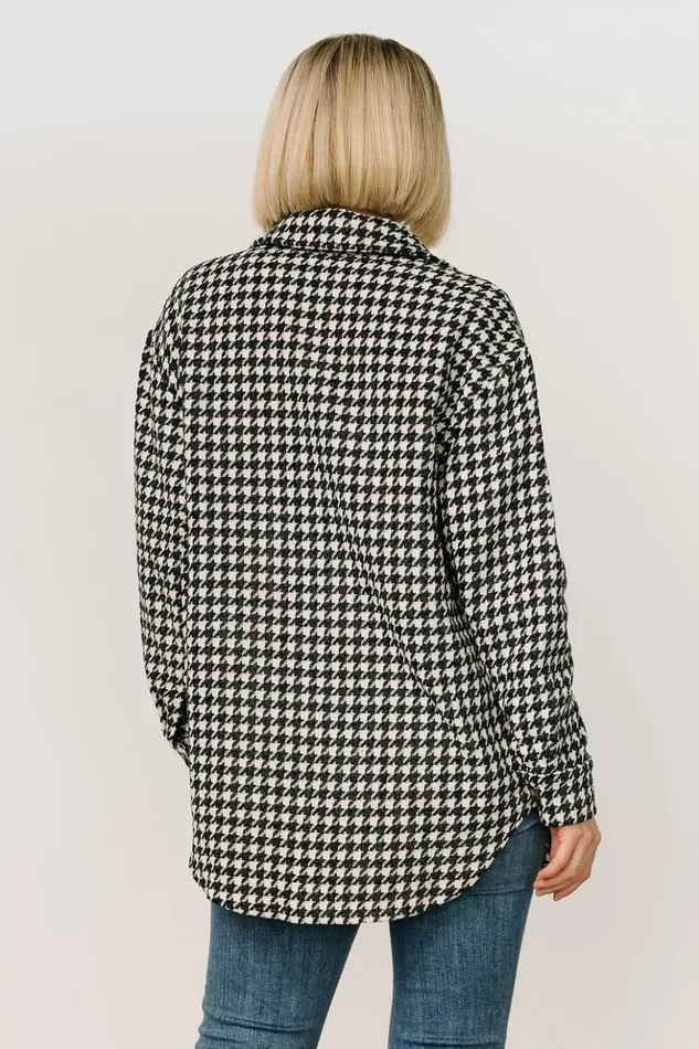 Baltic Born Outerwear Bridger Houndstooth Jacket Dark Navy Ivory 8211 Women Baltic Born Outerwear Bridger Houndstooth Jacket Dark Navy Ivory 8211 Women