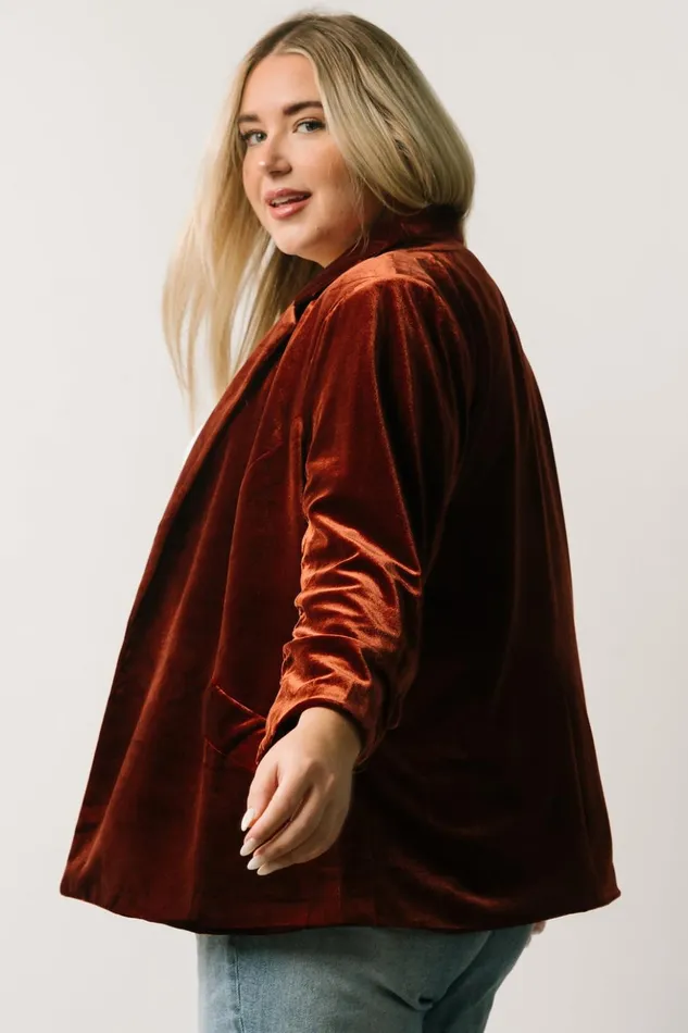 Baltic Born Outerwear Brinton Velvet Blazer Cinnamon 8211 Women Baltic Born Outerwear Brinton Velvet Blazer Cinnamon 8211 Women