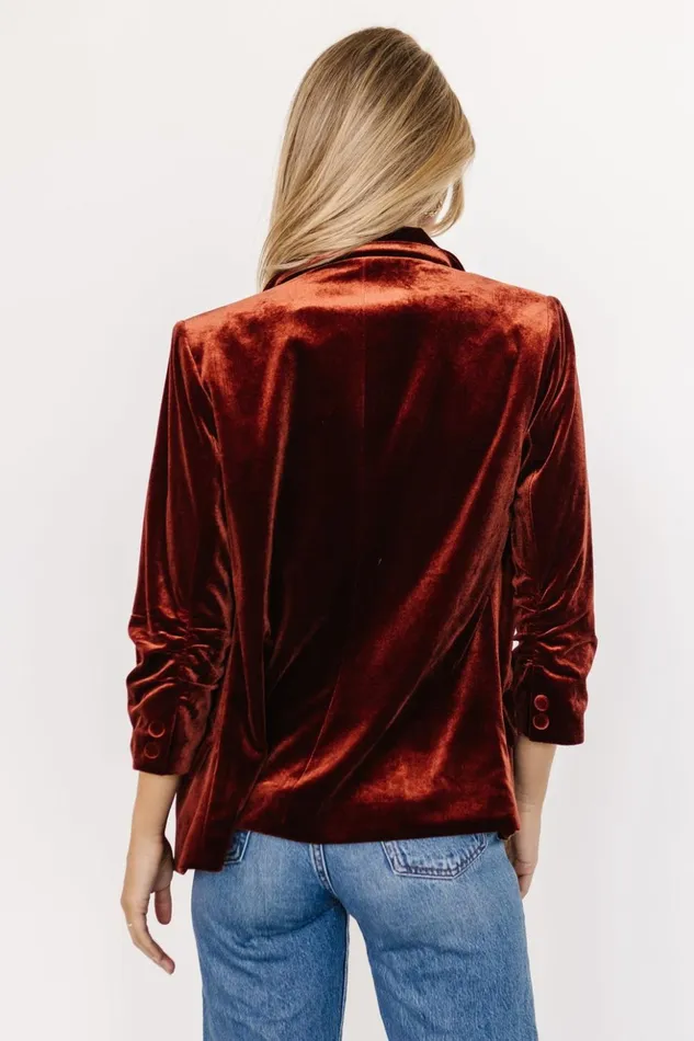 Baltic Born Outerwear Brinton Velvet Blazer Cinnamon 8211 Women Baltic Born Outerwear Brinton Velvet Blazer Cinnamon 8211 Women