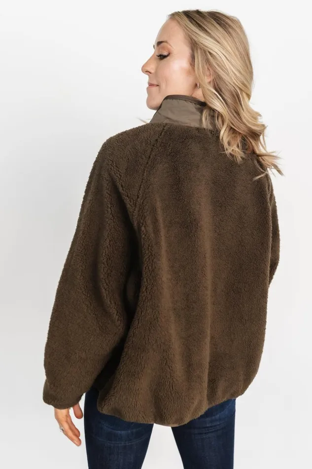 Baltic Born Outerwear Brynn Sherpa Jacket Dark Olive 8211 Women Baltic Born Outerwear Brynn Sherpa Jacket Dark Olive 8211 Women