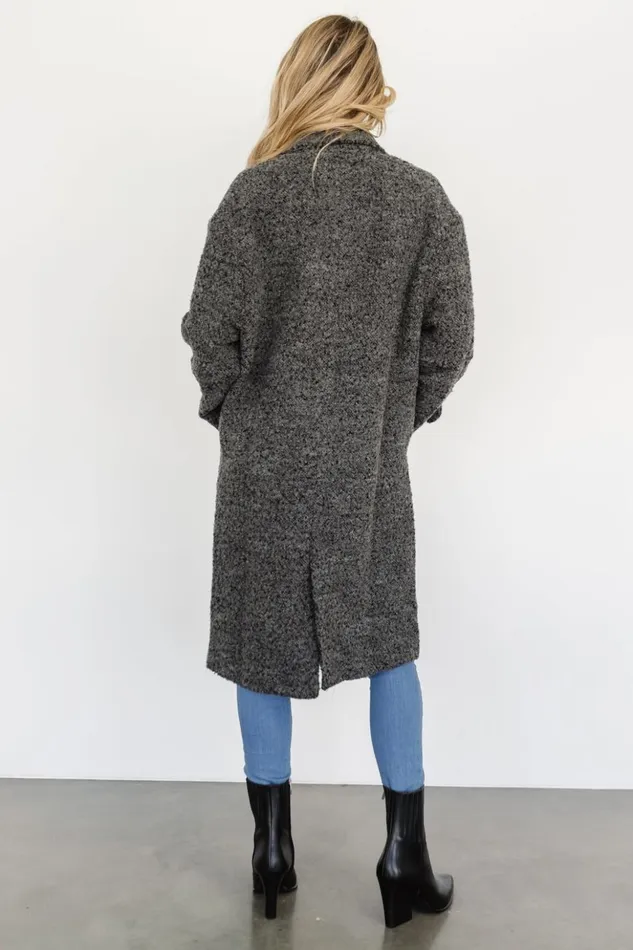 Baltic Born Outerwear Burke Boucle Coat Charcoal 8211 Women Baltic Born Outerwear Burke Boucle Coat Charcoal 8211 Women