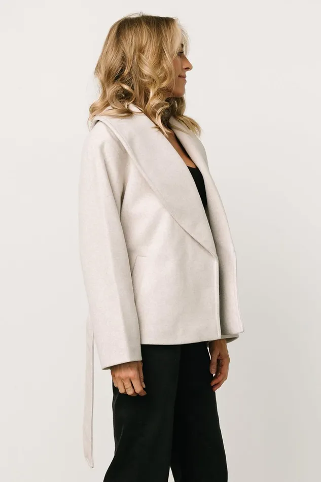 Baltic Born Outerwear Cartwright Belted Jacket Light Beige 8211 Women Baltic Born Outerwear Cartwright Belted Jacket Light Beige 8211 Women