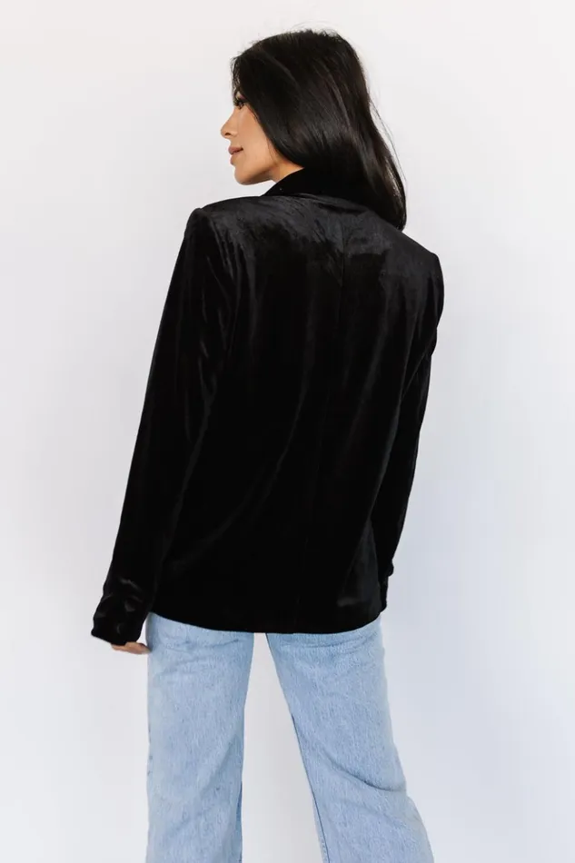 Baltic Born Outerwear Centennial Velvet Blazer Black 8211 Women Baltic Born Outerwear Centennial Velvet Blazer Black 8211 Women