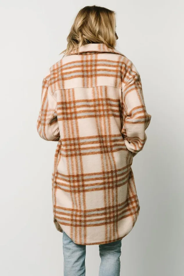 Baltic Born Outerwear Durango Plaid Shacket Oatmeal Mocha 8211 Women Baltic Born Outerwear Durango Plaid Shacket Oatmeal Mocha 8211 Women