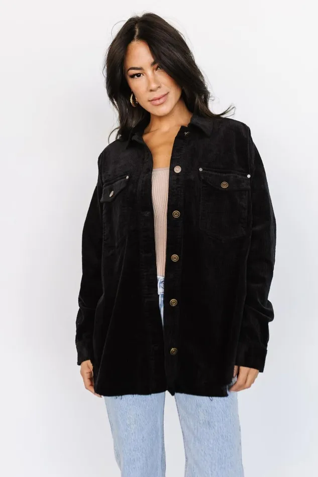 Baltic Born Outerwear Greeley Corduroy Jacket Black 8211 Women Baltic Born Outerwear Greeley Corduroy Jacket Black 8211 Women