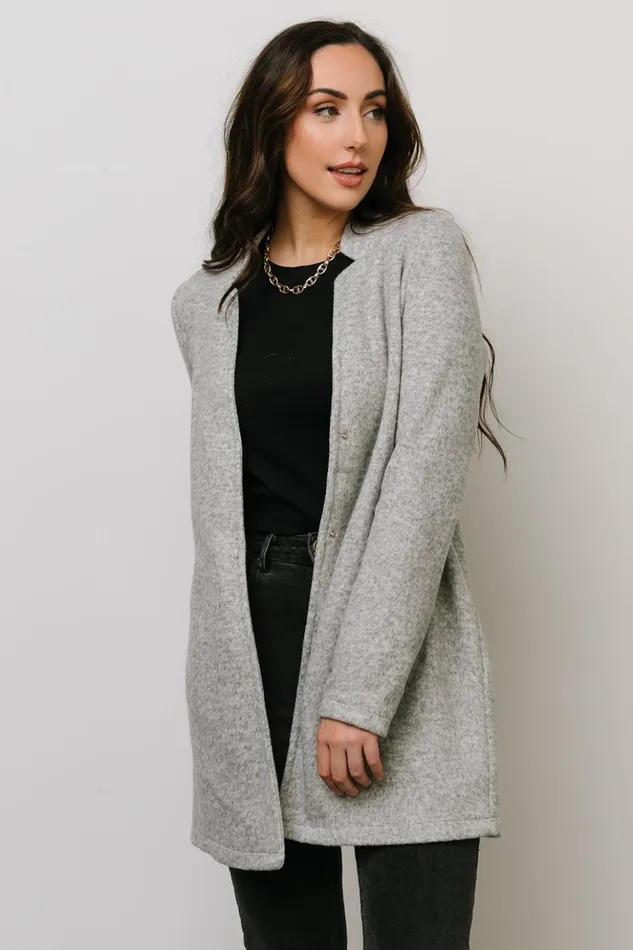 Baltic Born Outerwear Knoll Notch Jacket Gray 8211 Women