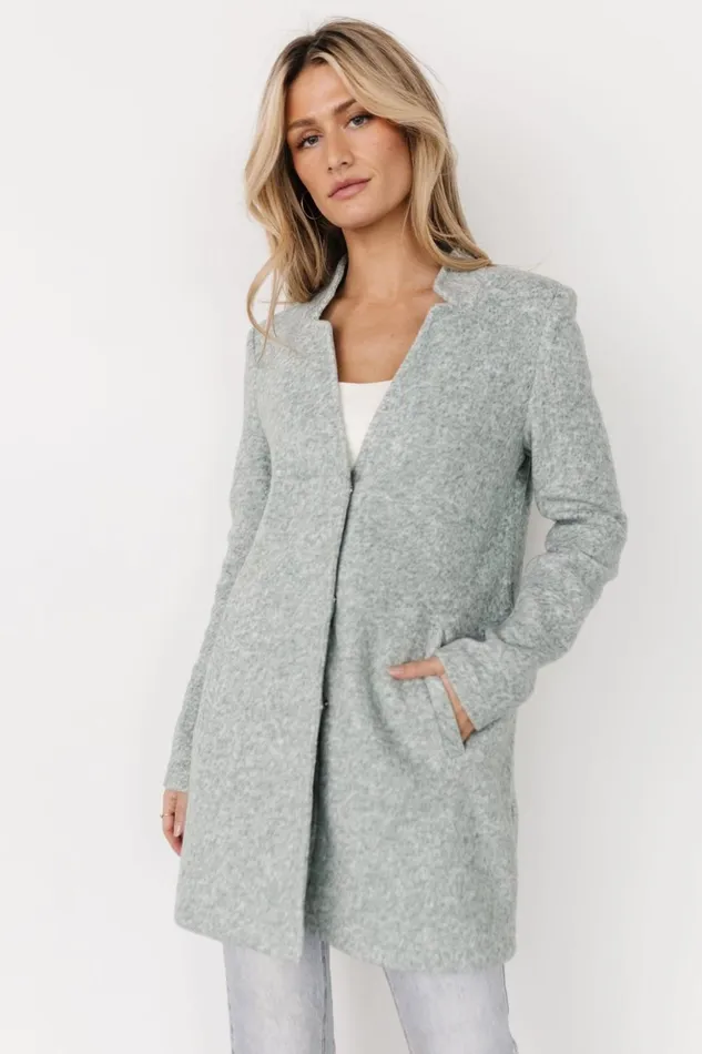 Baltic Born Outerwear Knoll Notch Jacket Heather Sage 8211 Women