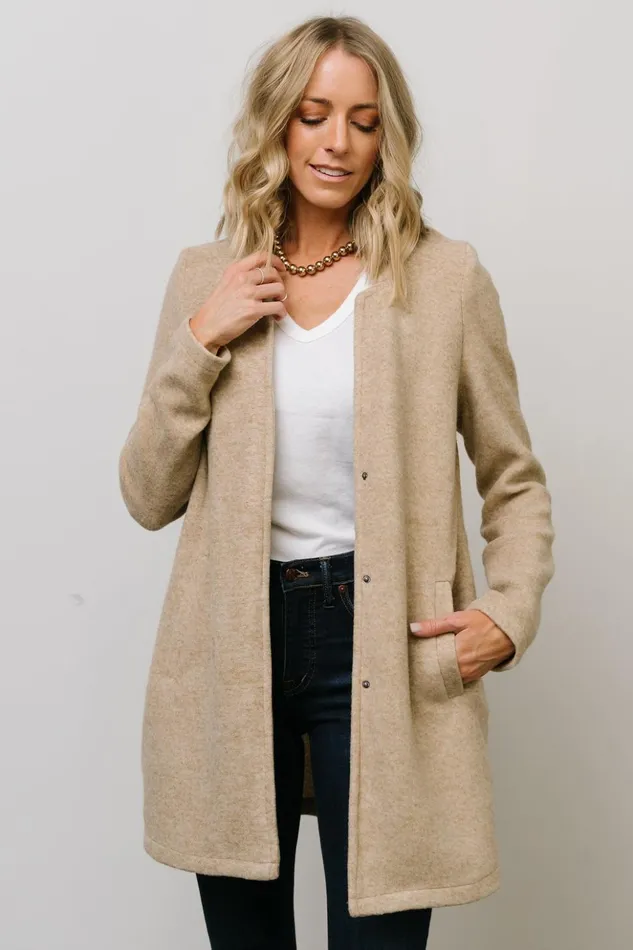 Baltic Born Outerwear Knoll Notch Jacket Oatmeal 8211 Women Baltic Born Outerwear Knoll Notch Jacket Oatmeal 8211 Women
