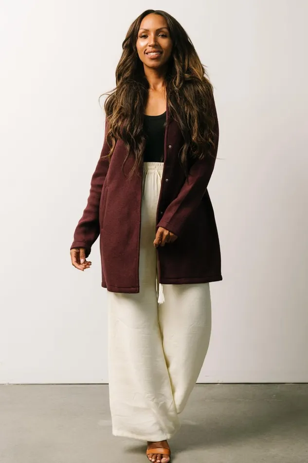 Baltic Born Outerwear Knoll Notch Jacket Wine 8211 Women Baltic Born Outerwear Knoll Notch Jacket Wine 8211 Women