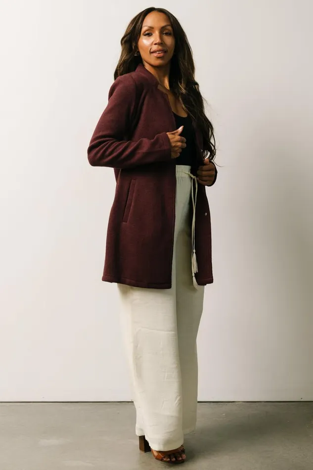 Baltic Born Outerwear Knoll Notch Jacket Wine 8211 Women Baltic Born Outerwear Knoll Notch Jacket Wine 8211 Women