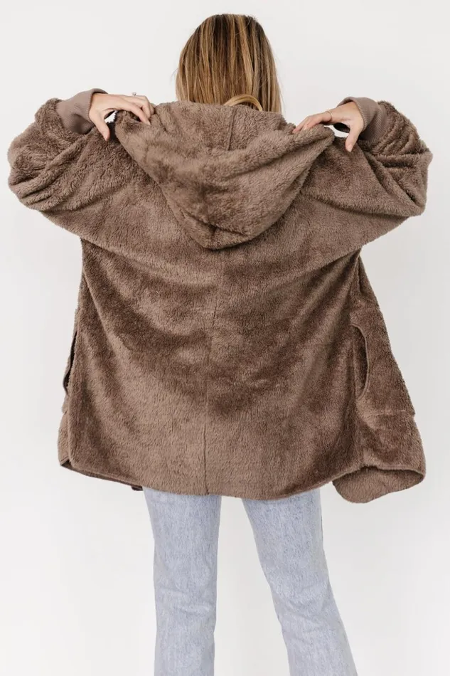 Baltic Born Outerwear Melrose Teddy Jacket Brown 8211 Women Baltic Born Outerwear Melrose Teddy Jacket Brown 8211 Women
