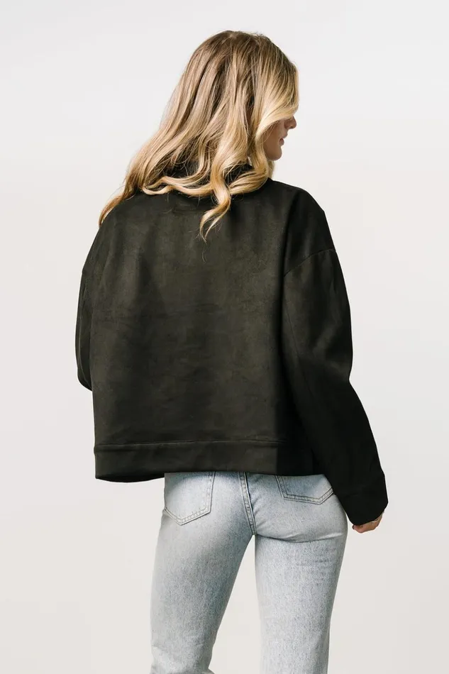 Baltic Born Outerwear Mills Fringe Jacket Black 8211 Women Baltic Born Outerwear Mills Fringe Jacket Black 8211 Women