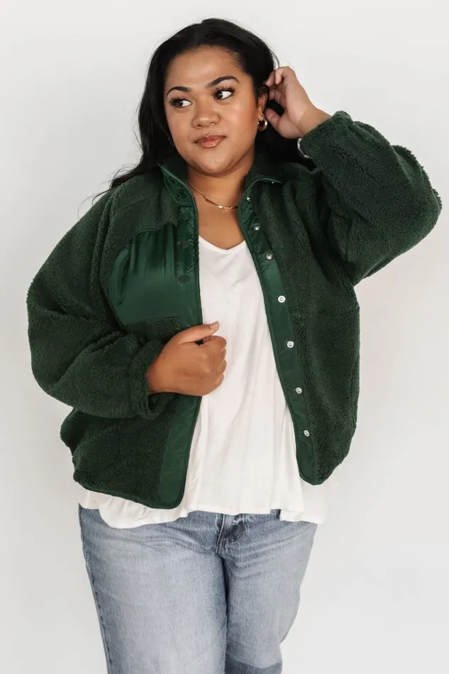 Baltic Born Outerwear Noah Sherpa Jacket Hunter Green 8211 Women Baltic Born Outerwear Noah Sherpa Jacket Hunter Green 8211 Women