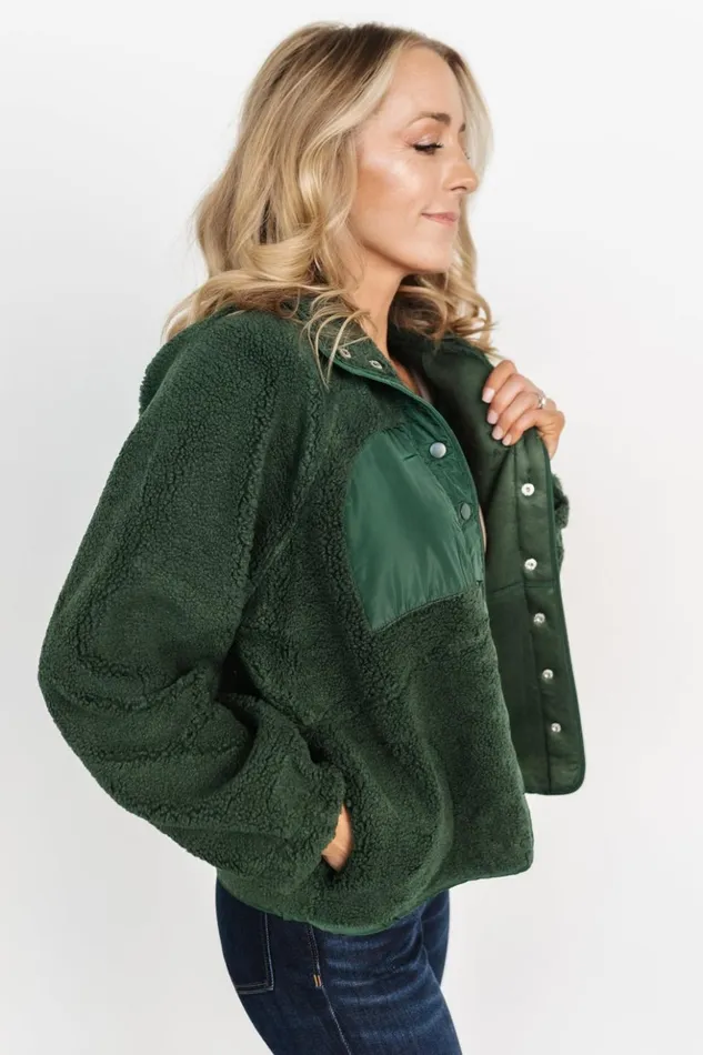 Baltic Born Outerwear Noah Sherpa Jacket Hunter Green 8211 Women Baltic Born Outerwear Noah Sherpa Jacket Hunter Green 8211 Women
