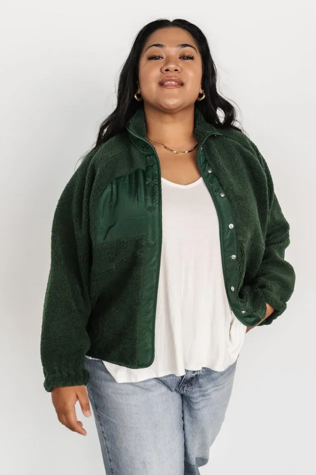 Baltic Born Outerwear Noah Sherpa Jacket Hunter Green 8211 Women Baltic Born Outerwear Noah Sherpa Jacket Hunter Green 8211 Women