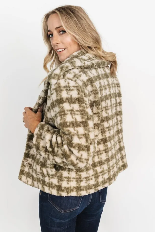 Baltic Born Outerwear Ridge Teddy Coat Olive Ivory 8211 Women Baltic Born Outerwear Ridge Teddy Coat Olive Ivory 8211 Women
