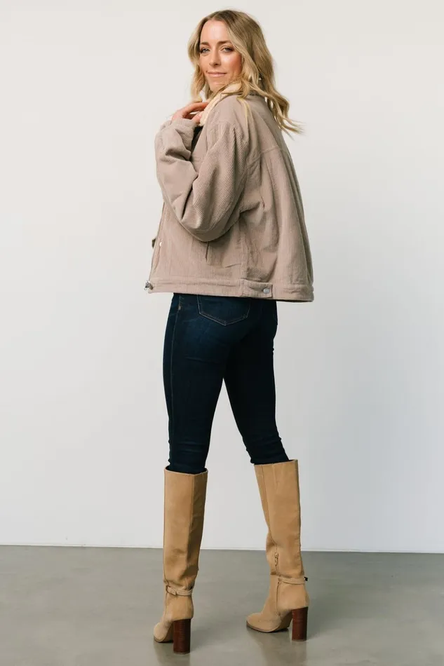 Baltic Born Outerwear Ridley Corduroy Jacket Taupe 8211 Women Baltic Born Outerwear Ridley Corduroy Jacket Taupe 8211 Women