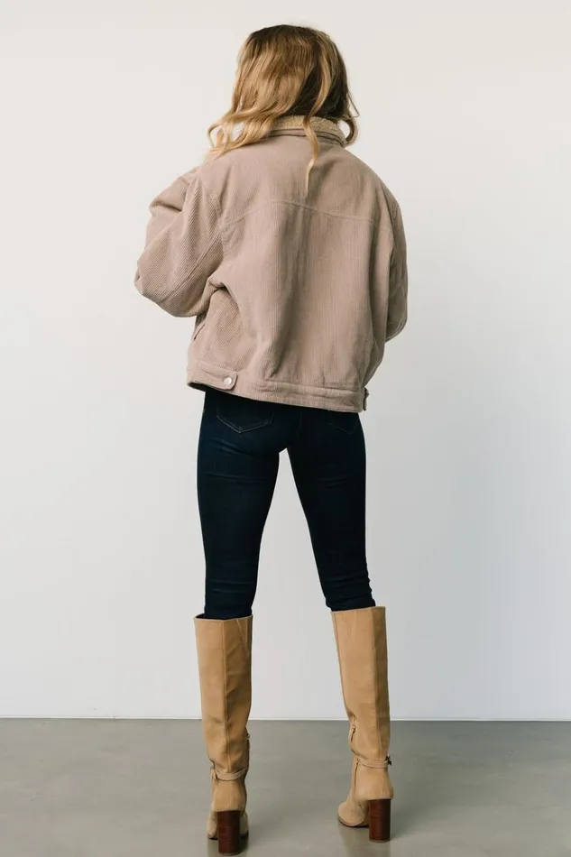 Baltic Born Outerwear Ridley Corduroy Jacket Taupe 8211 Women Baltic Born Outerwear Ridley Corduroy Jacket Taupe 8211 Women