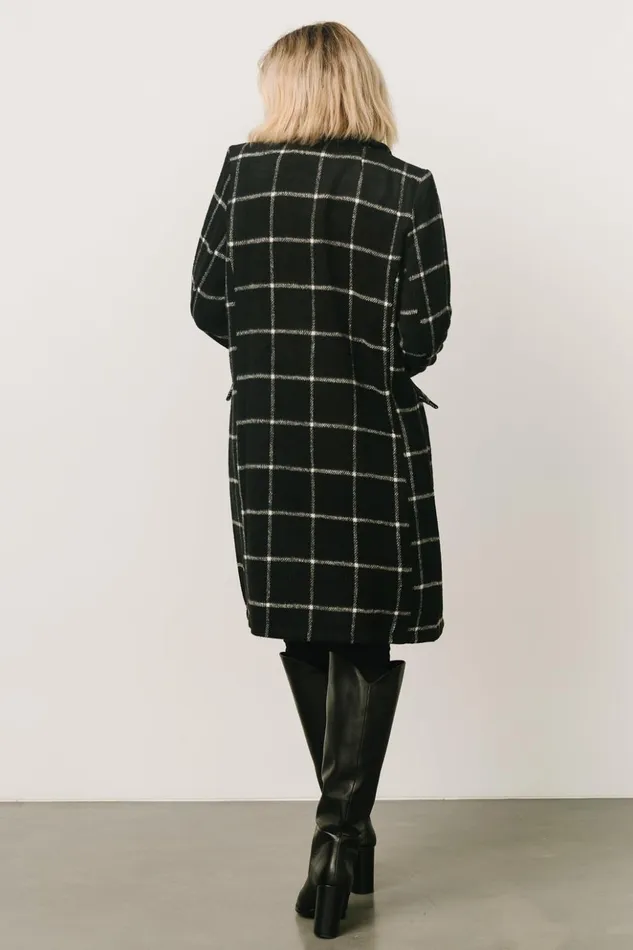 Baltic Born Outerwear Sanders Trench Jacket Black 8211 Women Baltic Born Outerwear Sanders Trench Jacket Black 8211 Women